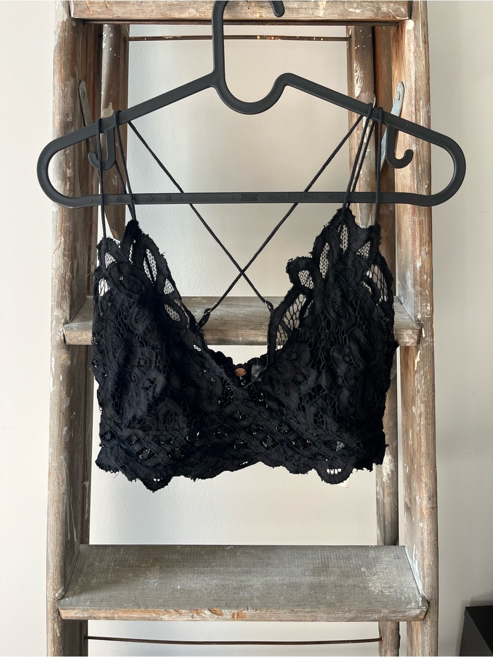 FREE PEOPLE | Black Lace Bralette